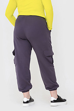 Трикотажные штаны джоггеры GRET с большими карманами и манжетами Garne 3040162 фото №9