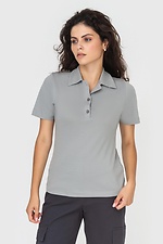 Жіноча футболка - поло MILLI сірого кольору Garne 3041162 фото №1