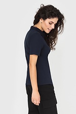 Жіноча футболка - поло MILLI синього кольору Garne 3041163 фото №3