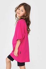 Crimson oversized cotton T-shirt for children Garne 7770164 photo №3