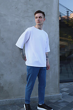 Oversized white cotton crew-neck T-shirt Reload 8031164 photo №2