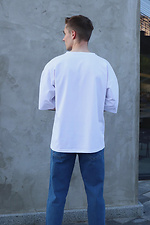 Oversized white cotton crew-neck T-shirt Reload 8031164 photo №3