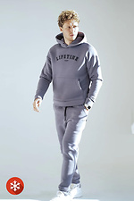 Men's Warm Sports Suit LIFETIME 3 Gray Teamv 8034164 photo №2