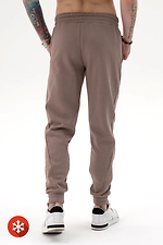 Men's Warm Sports Pants Wide 3 Mocha Teamv 8034165 photo №5