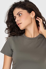 Women's fitted T-shirt MILLI khaki Garne 3041166 photo №5