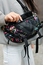 Large women's fanny pack DynamicDart print ABSTRACT SamBag 8045166 photo №6