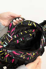 Large women's fanny pack DynamicDart print ABSTRACT SamBag 8045166 photo №10