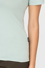 Женская приталенная футболка MILLI мятного цвета Garne 3041168 фото №5