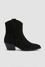 Wildlederstiefel mit Absatz. 4207168 Foto №1