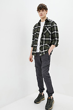 Cotton joggers with elasticated cuffs GEN 8000168 photo №2