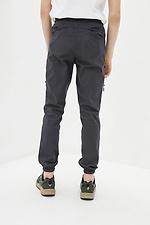 Cotton joggers with elasticated cuffs GEN 8000168 photo №3