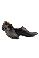 Men's classic shoes made of brown genuine leather  8018168 photo №1