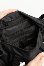 Große Damengürteltasche DynamicDart aus schwarzem Stoff SamBag 8045168 Foto №11