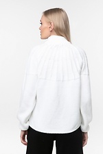 Ciepły sweter oversize z dzianiny z zabudowanym dekoltem  4038169 zdjęcie №3