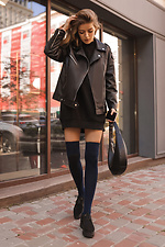 Blue cotton high stockings M-SOCKS 2040171 photo β3