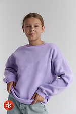 Kinder-Sweatshirt aus Baumwolle DARR in Lavendelfarbe Garne 7770171 Foto №1