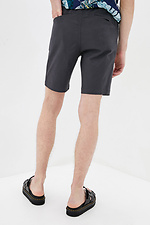 Knee-length gray cotton shorts GEN 8000171 photo №3