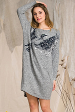 Women's home shirt tunic with a pattern Key 2026173 photo №1