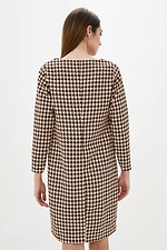 OFELIA office midi dress in houndstooth print with large front pockets Garne 3037173 photo №3