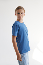 Детская футболка BEBI синего цвета Garne 7770174 фото №4