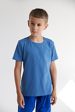 Детская футболка BEBI синего цвета Garne 7770174 фото №7