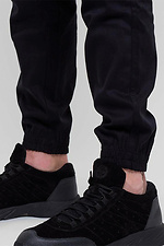Cargohose aus schwarzer Baumwolle mit Seitentaschen Custom Wear 8025175 Foto №2