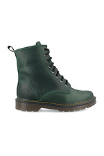 Высокие женские ботинки берцы зимние зелёного цвета Forester 4203176 фото №2
