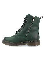 Высокие женские ботинки берцы зимние зелёного цвета Forester 4203176 фото №3