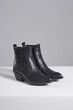 Klassische Stiefel aus echtem Leder mit Absatz 4207177 Foto №3