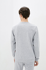 Sweatshirt aus grauer Baumwolle GEN 8000178 Foto №3