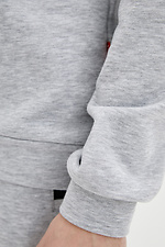 Gray cotton sweatshirt GEN 8000178 photo №4