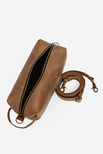 Leather crossbody bag with a long strap Garne 3300179 photo №3