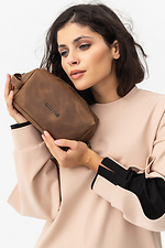 Leather crossbody bag with a long strap Garne 3300179 photo №6