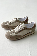 Sneakers perforation cappuccino  4206179 photo №2