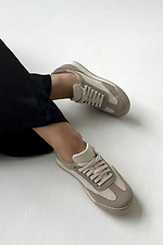 Sneakers perforation cappuccino  4206179 photo №3