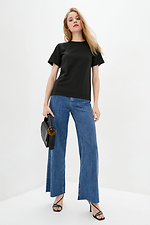 Blue High Rise Flare Jeans  4009181 photo №2