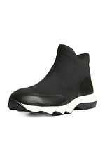 Czarne sportowe buty z białą platformą  4205181 zdjęcie №2
