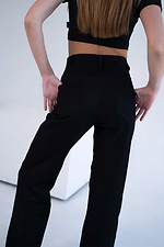 Gerade Damenhose COTON TWILL Schwarz Teamv 8034181 Foto №6