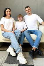 Family set of plain t-shirts Family look Garne 9000181 photo №4