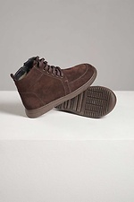 Braune Winterstiefel mit anatomischem Leisten  4207182 Foto №2