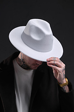 Without Fedora White Man Hat Without 8049183 photo №1