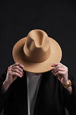 Without Fedora Beige Man Hat Without 8049185 photo №2