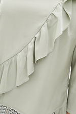 Elegancka bluzka NIKOL z marszczeniami i krótkimi rękawami Garne 3038186 zdjęcie №4