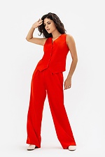 Straight dress pants in red Garne 3041187 photo №2