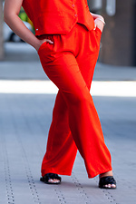 Straight dress pants in red Garne 3041187 photo №11