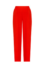 Прямі класичні штани червоного кольору Garne 3041187 фото №13