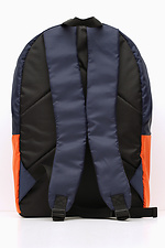 Niebiesko-pomarańczowy plecak WARM unisex z kieszenią na laptopa Warm 4007187 zdjęcie №9