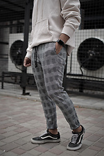 Checked drawstring chinos Without 8048187 photo №2