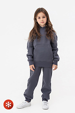 Утеплені дитячі штани CLIFF графітового кольору Garne 7770188 фото №2