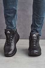 Men's winter sneakers made of genuine leather  8019188 photo №2